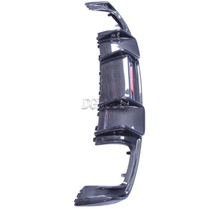 สำหรับ A3 ลิมูซีน 8V ซีดาน ปี 2013-2020 สปอร์ตซีดาน คาร์บอนไฟเบอร์  ลิ้นกันชนหลัง  ดิฟฟิวเซอร์กันชนหลัง พร้อมไฟ LED - Product Image 6