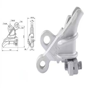 Serre-câble de fixation à coin autobloquant en aluminium série NXL pour câbles isolés JKLYJ 10 kV pour lignes aériennes – Matériel pour lignes électriques - Product Image 6