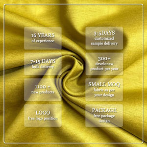 Tissu jersey doux et rafraîchissant certifié OEKO, confortable, 50% Lyocell, 35% coton biologique, 15% Cupro, pour vêtements de mode - Product Image 6