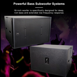 Grandes enceintes professionnelles de sonorisation à <span class=keywords><strong>double</strong></span> aimant néodyme, haut-parleur de basses passif pour scène, subwoofer <span class=keywords><strong>double</strong></span> 18 pouces à aimant néodyme - Product Image 6