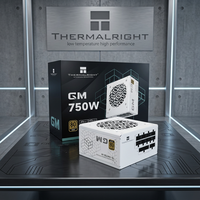 Alimentation électrique pour ordinateur de bureau Thermalright TR-GM750-W 750W ATX 3.1 entièrement modulaire certifiée Or 20+4 broches