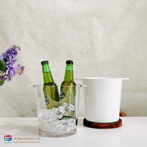Seau à glace rond pour boissons, seau à glace de 2,5 L, polycarbonate incassable, seaux à glace pour champagne pour les fêtes, les bars, les clubs - Product Image 3