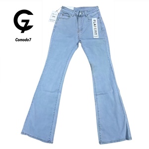 Comodo7 2025 Wholesale Women Mid Waist Y2K Streetwear Straight-leg Denim <b>Jeans</b> Premium Quality - Product Image 1