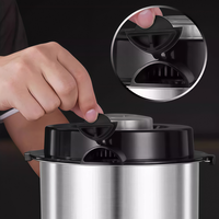 Machine à lait de soja commerciale en acier inoxydable 6L, pour la maison, les cafés, entièrement automatique, broyage, cuisson, tout-en-un, sans ébullition