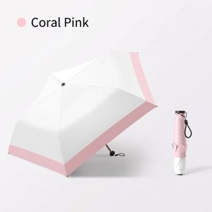 Paraguas Plegable de Tres Secciones con 5 Varillas de Fibra de Carbono Ultraligero, con Protección UV y Bloqueo Solar, Manual, para Regalo Empresarial o Publicitario - Product Image 2