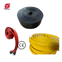 Tuyau d'incendie en caoutchouc nitrile durable de 1 à 12 pouces, PVC NBR TPU, couleurs personnalisées pour la lutte contre l'incendie et les secours