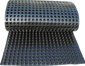 Breathable membrane for green roof drainage board