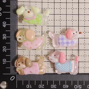 Accessoires en résine DIY Chien <span class=keywords><strong>Teckel</strong></span> en résine créative, Breloques Bijoux Kawaii, Artisanat de dessin animé, Décoration de Noël - Product Image 4