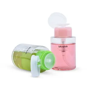 Nail Remover Pump Bottle Wholesale 24mm 28mm Plastic Nail Polish Remover Pump Dispenser