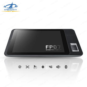 Gran oferta HFSecurity FP07 7 pulgadas GPS biométrico tableta resistente Android huella dactilar NFC ID escáner tiempo asistencia máquina para banco - Product Image 3
