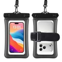 Ventes chaudes : Étui étanche pour téléphone de grande taille, lot de 2, sac flottant étanche pour iPhone