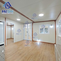 Wohncontainer Ausbaubar 20Ft 40Ft Klapphaus Fertighaus Villa Versandfertighaus Mobilheim mit 2, 3, 4 oder 5 Schlafzimmern