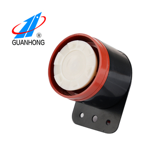 Alarma para Auto de 105dB, 1 o 6 Tonos, <span class=keywords><strong>Venta</strong></span> Especial de Fábrica, Conexión Cableada Blanca o Negra, DC12V, Sirena Piezoeléctrica con Cable - Product Image 1