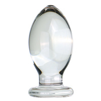 Großer Transparenter Glas-Analplug für Männer und Frauen zur Selbstbefriedigung und zum Flirten Erwachsenenprodukte Sexspielzeuge