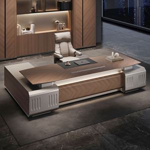 Meubles de bureau, bureau d'ordinateur moderne pour dirigeant, président, directeur, superviseur administratif - Product Image 1