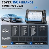 VDIAGTOOL VD80BT Scanner Diagnostico Universale per Auto con Programmazione Chiavi OBD2, Schermo Touch da 8 Pollici, 2GB+64GB, WiFi e per