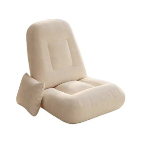 Portable Modern Fabric Lounger <b>Bean</b> <b>Bag</b> Sofa Chair Backrest Casual Floor <b>Seat</b> Removable Cover for Balcony Courtyard Park Use - Product Image 1