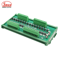 Carte amplificateur PLC 12 canaux, isolation NPN/PNP, entrée universelle, sortie relais PNP, module de commande, 12-36VDC, rail DIN TS35