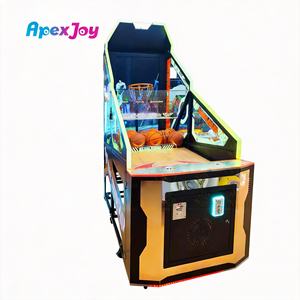Machine <span class=keywords><strong>de</strong></span> jeu <span class=keywords><strong>de</strong></span> basket-ball professionnelle, simulateur <span class=keywords><strong>de</strong></span> tir vidéo d'arcade, cadre métallique, prise en charge <span class=keywords><strong>de</strong></span> l'anglais, 1 joueur, pour parcs d'attractions - Product Image 3