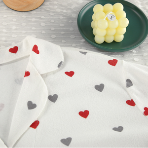 Pigiama estivo Casual da donna con Top a manica lunga e pantaloni con tessuto morbido rapido e asciutto - Product Image 4