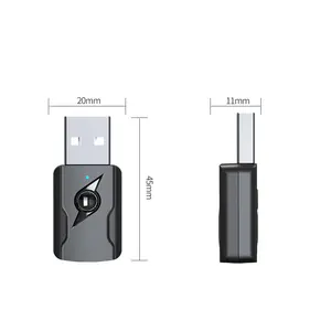 4 In 1 Hotsell V5.0 kablosuz BT verici alıcı AUX USB Dongle için TV/bilgisayar/kulaklık