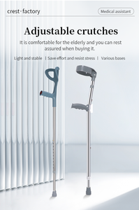Déambulateur pliant léger et réglable à prix abordable pour personnes âgées, béquille/canne, bâtons de marche durables en gros - Product Image 4