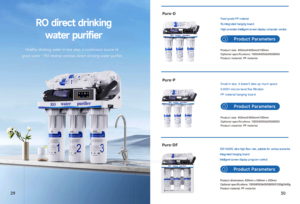 Purificateur d'eau à osmose inverse sans réservoir à affichage intelligent Baina, vente <span class=keywords><strong>en</strong></span> gros, débit élevé, <span class=keywords><strong>filtre</strong></span> à eau personnalisable, OEM, directement de l'usine - Product Image 2