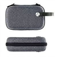 Étui Organisateur Électronique Portable Gris Étanche pour Plusieurs Récepteurs, Boîtier EVA pour Batterie Externe et Câbles USB, Sac de Voyage pour Gadgets