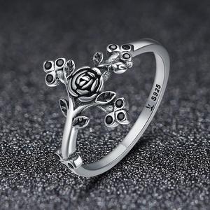 SCR179 cross rose <span class=keywords><strong>Pierre</strong></span> branch gothic men's ring ornament ring - Product Image 6