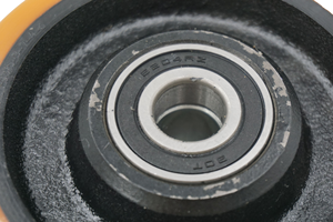 Nouvelle roue de <span class=keywords><strong>chariot</strong></span> élévateur 125/60/4K PU, capacité de charge 1500 kg, roulement à billes, pour <span class=keywords><strong>chariot</strong></span> à palettes électrique <span class=keywords><strong>Linde</strong></span> T20sp, référence 0009933803 - Product Image 6