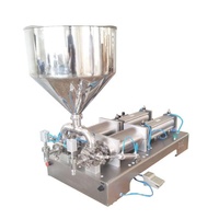 Machine de remplissage de liquide visqueux automatique, petite entreprise, pompe à piston, machine de remplissage à vendre