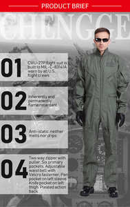 Setelan Terbang Cwu-27/P Bahan Nomex untuk <span class=keywords><strong>Pilot</strong></span> - Product Image 3