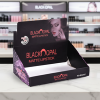 Présentoir de comptoir en carton pour cosmétiques et rouges à lèvres – Idéal pour les magasins