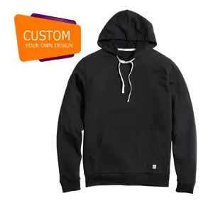 New Style Thick Heavyweight Grey Black Custom Design Comfortable Pullover Soft Keep Warm Oversized Mens Hoodies