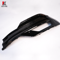 Cache-Grille de Phare Antibrouillard Avant Noir KIETUNE pour V.W Transporter T6.1 2019+ Kit Carrosserie Haute Qualité à Visser