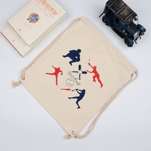 Mochila con Cordón y Logotipo Personalizado, Bolsas Promocionales de Lona de Algodón Ecológicas, Bolsa Deportiva Plegable para Gimnasio, Deportes al Aire Libre - Product Image 4