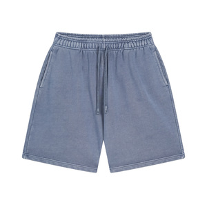 Pantalones cortos para hombre lisos personalizados de lujo Vintage 100% algodón pesado French Terry Blank Sport Sweat <span class=keywords><strong>Sun</strong></span> Faded Acid Wash Shorts hombres - Product Image 1