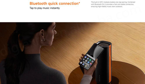 Nuevo Altavoz Xiaomi Sound Party de 50W con Sonido Potente, Fuente de Alimentación CA/Batería, Resistente al Agua IPX6 5.4, Compatible con AirPlay - Product Image 2