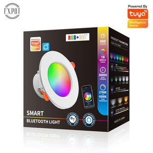Plafoniera da incasso dimmerabile <span class=keywords><strong>10W</strong></span> con faretto a <span class=keywords><strong>LED</strong></span> Tuya Smart rgbct - Product Image 2