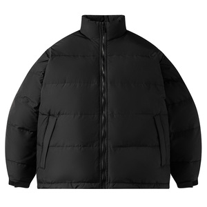 เสื้อแจ็คเก็ตดาวน์สีพื้นคุณภาพสูงปี 2026 ทรงหลวม ไซส์ใหญ่ กันลม อุ่นสบาย - Product Image 3