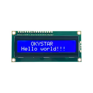 LCD1602 hdhd80 karakter ekran modülü LCM mavi arka ışık 16x2