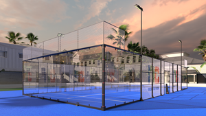 مصنع معتمد من WPT بخبرة 10 سنوات، تصميم جديد لعام 2024، ملعب بادل تنس بانورامي رائج - Product Image 2