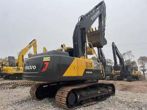 Excavatrice hydraulique Volvo EC210 d'occasion en vente à prix réduit, d'origine, deuxième main, pelle sur chenilles, composant moteur principal - Product Image 4