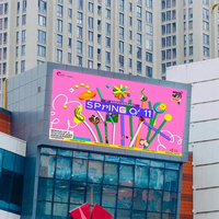 Özel Tasarım Dış Mekan Su Geçirmez Sabit Ön Bakımlı Reklam İşletme Tabelası Billboard Tabela Panosu Led Ekran
