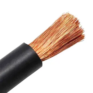 hot sell electrical wires 50mm 70mm 95mm 120mm 150mm copper conductor rubber insulation Welding cable