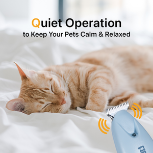LILIPRO Professional PT206L Tondeuse à pattes de chien Tondeuse électrique à deux vitesses pour les oreilles des animaux domestiques Rasoir à faible bruit pour chat avec lumière LED - Product Image 4