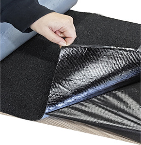 Membrane d'étanchéité bitumineuse polymère <span class=keywords><strong>auto</strong></span>-adhésive SBS APP à granulés minéraux noirs à application à froid pour toiture en structure bois - Product Image 2