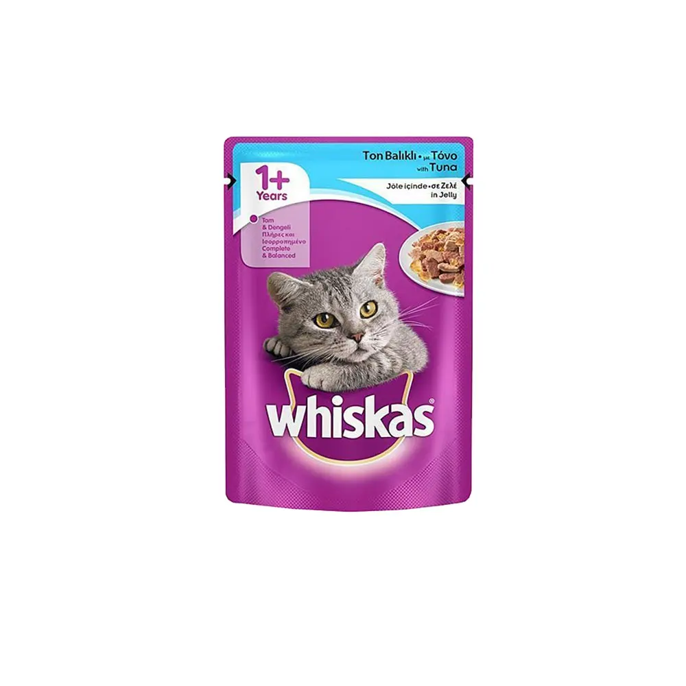 Comida de gato bolsa de um ano, com sabores diferentes 100 graus x 24 dados frescos e alta qualidade da turquia