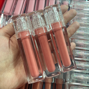 Gloss à lèvres sans logo, faible MOQ, sans cruauté, végétalien, transparent, avec pinceau épais, <span class=keywords><strong>stick</strong></span> hydratant nude, avec marque privée - Product Image 3