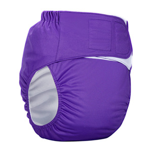 Wholesale Adult Reusable <strong>Cloth</strong> <strong>Diapers</strong> With <strong>Leak</strong> Guard Printed Pocket Hook&amp;Loop For Elderly Washable